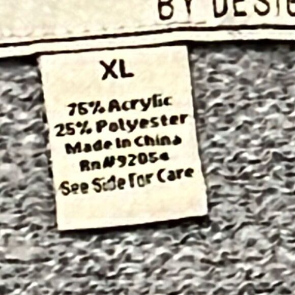 By Design Floral Embroidered Cardigan Size XL - Picture 5 of 9